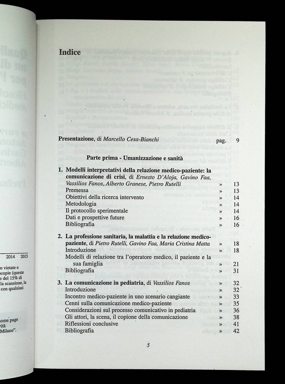 Qualità e sanità: un dialogo per l'umanizzazione. Filosofia, pedagogia, medicina … | Immagine Gallery 4