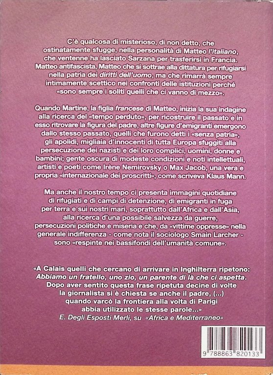 Quando Mio Padre Emigrò in Francia Libro Martine Storti Giacché …