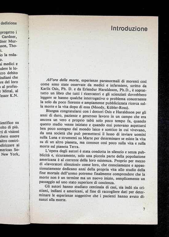 Quello che videro nell'ora della morte Libro Osis Haraldsson Armenia …