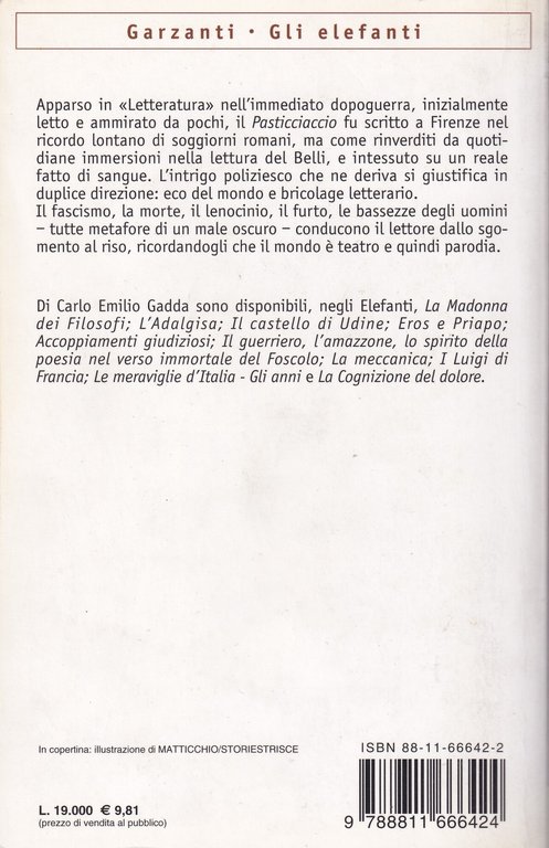 Quer pasticciaccio brutto de via Merulana