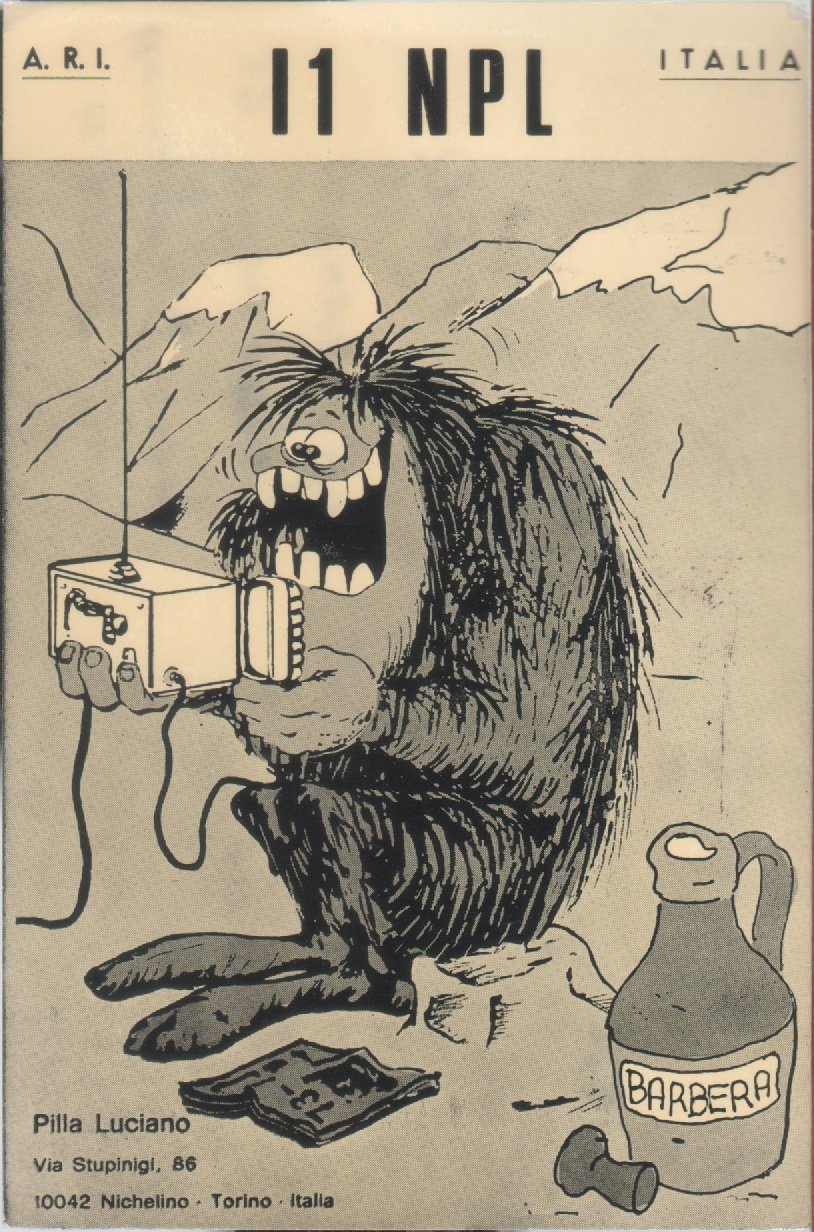 Radio Card. Nichelino (TO) 1974.I1 NPL - Lucaino Pilla | Immagine principale