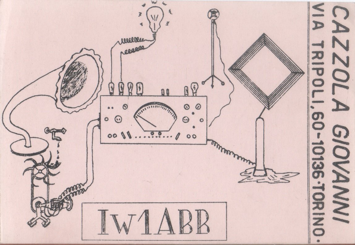 Radio Card. Torino 1975. Iw1ABB - Giovanni Cazzola | Immagine principale