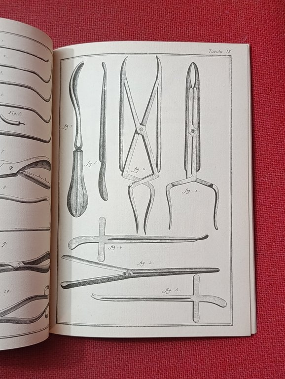 Ragguaglio degli strumenti chirurgici del secolo XVIII
