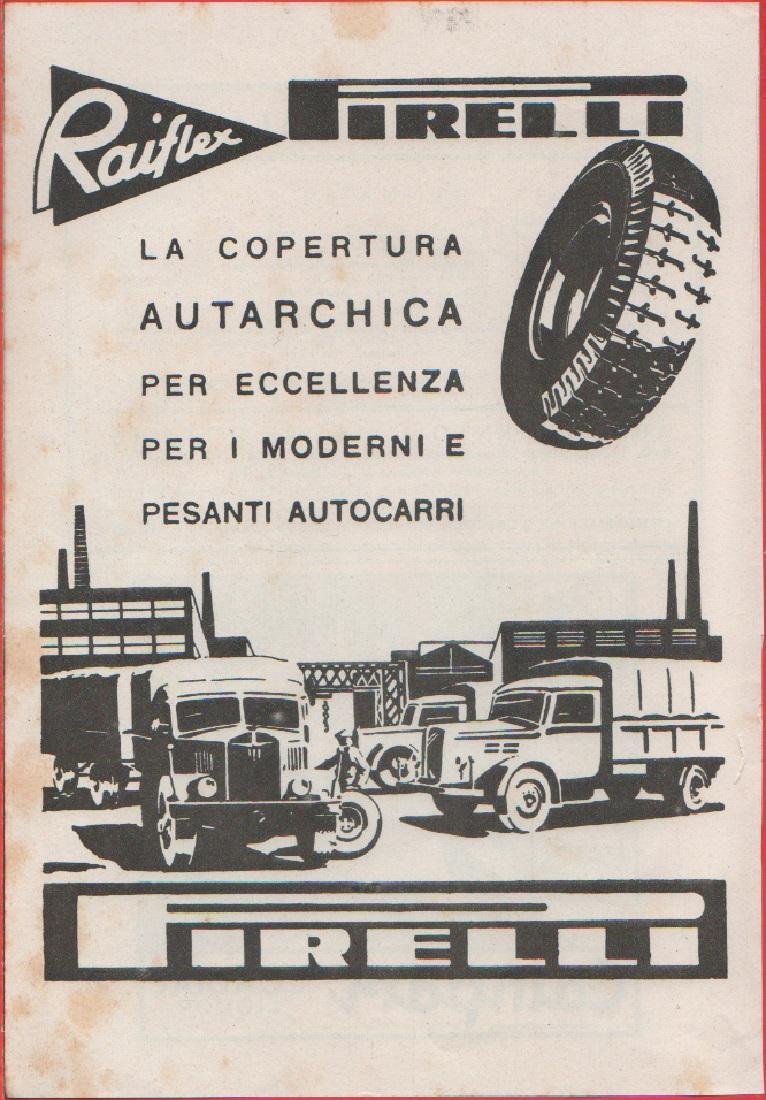 Raiflex Pirelli. Pubblicita 1941 | Immagine principale