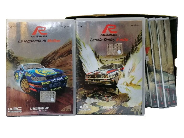 Rallymania Cofanetto 16 DVD sul Rally 2007 Colin McRae Lancia …