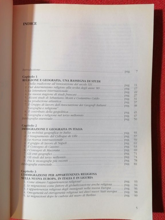 Religioni e Immigrazioni Una lettura geografica Libro Graziella Galliano