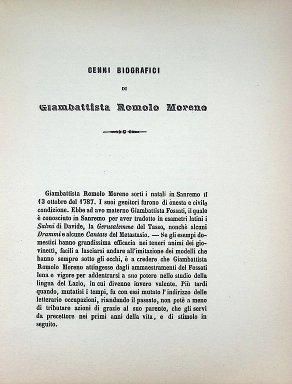 Remopoli Ossia La Città di Sanremo Poema Latino Romolo Moreno … | Immagine Gallery 4