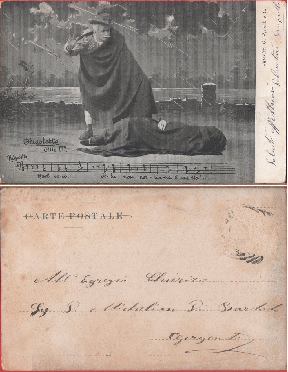 Rigoletto. Atto III. Viaggiata | Immagine principale