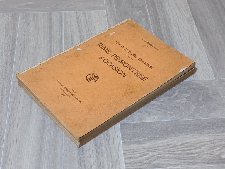 Rime Piemonteise d'Ocasion. Per drit e per traverss