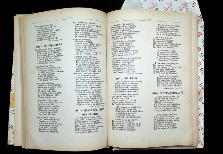 Rime Piemonteise d'Ocasion. Per drit e per traverss