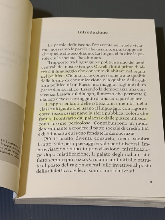 Riprendiamoci le parole. Il linguaggio della politica è un bene …