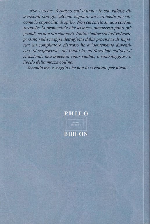 Ritorno a Verbasco. Figure e paesaggi di una Liguria «invisibile»