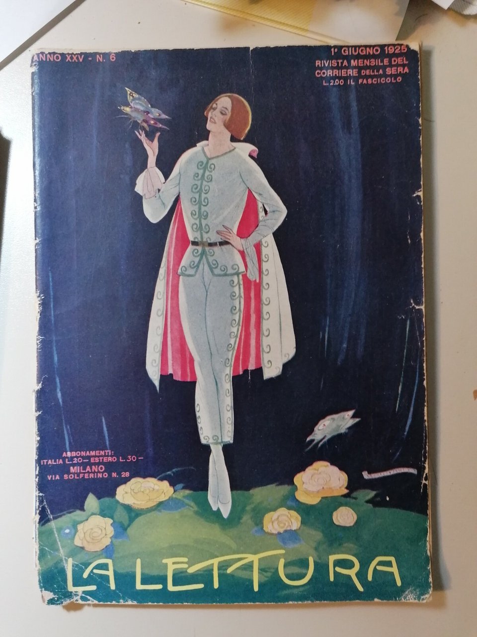 Rivista La lettura Anno XXV n. 6 (1 giugno 1925)