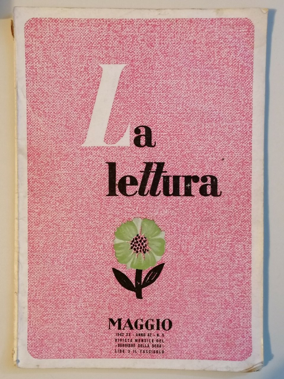 Rivista LA LETTURA n. 5 anno 42 Maggio 1942
