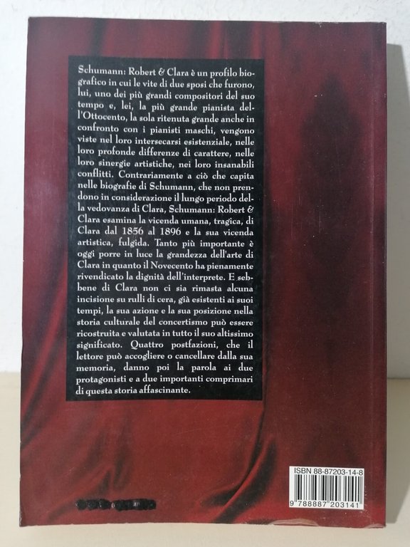 Robert Clara Schumann - Piero Rattalino Libro Zecchini Biografia 2 …