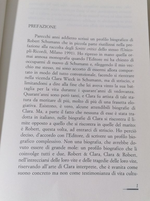 Robert Clara Schumann - Piero Rattalino Libro Zecchini Biografia 2 …