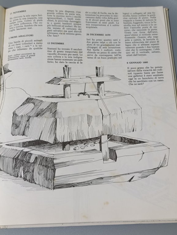 Robinson Crusoe. La mia raccolta di schizzi