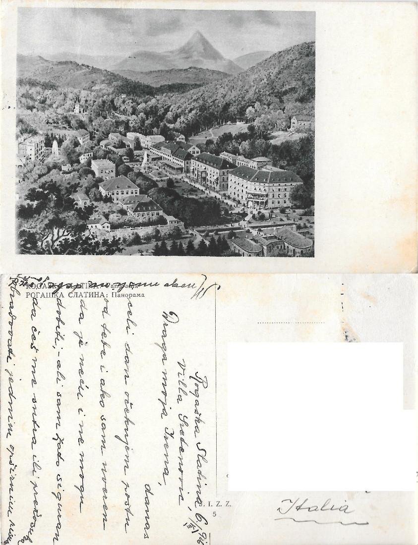Rogaska Slatina (SLO). Panorama. Viaggiata 1926 | Immagine principale