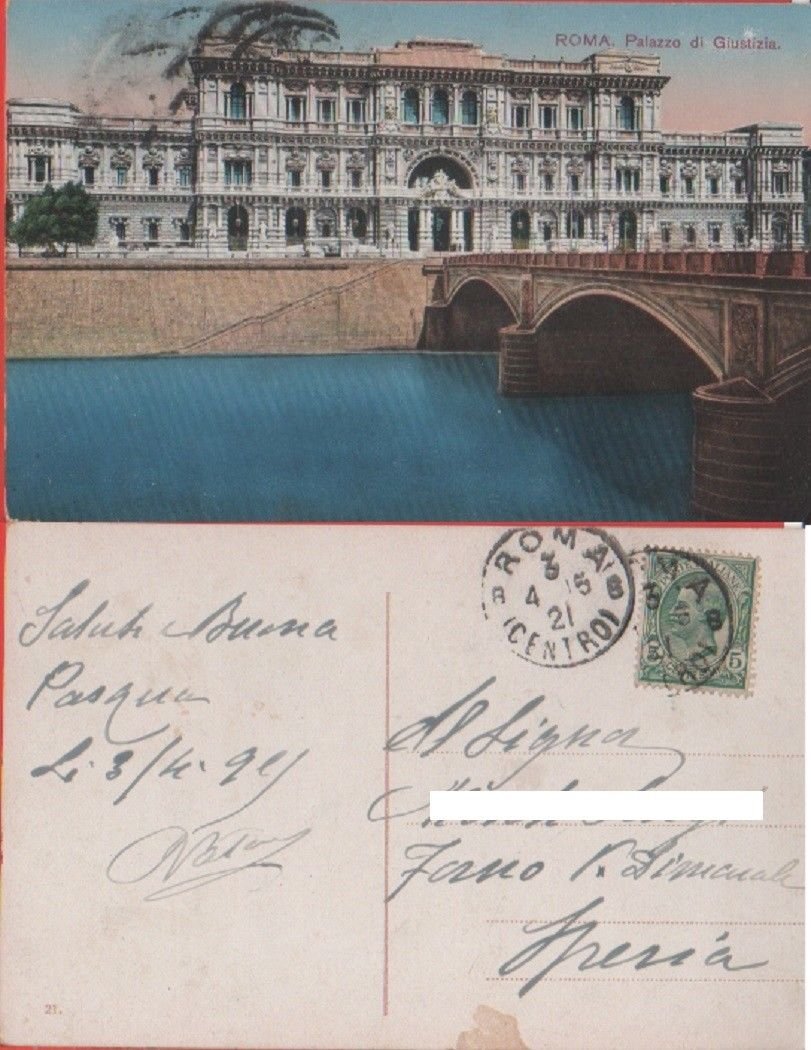 Roma. Palazzo di Giustizia. Viaggiata | Immagine principale