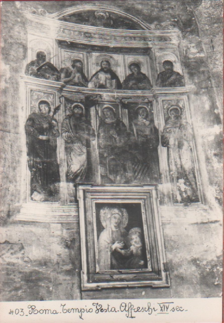 Roma tempio Vesta. Affreschi.Non viaggiata | Immagine principale