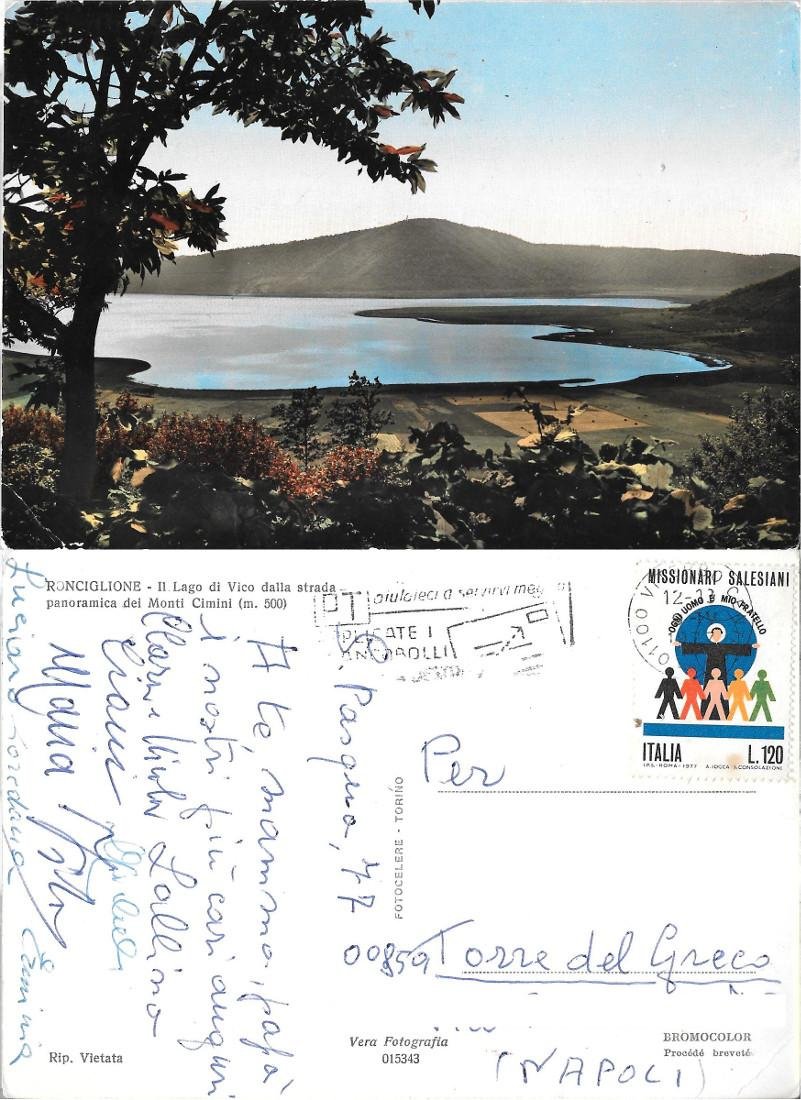 Ronciglione. Il Lago di Vico. Viaggiata 1970 | Immagine principale