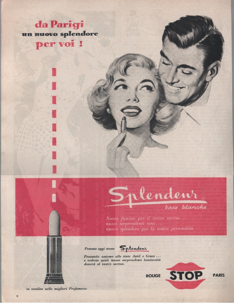 Rossetti Splendeur. Advertising 1959 | Immagine principale