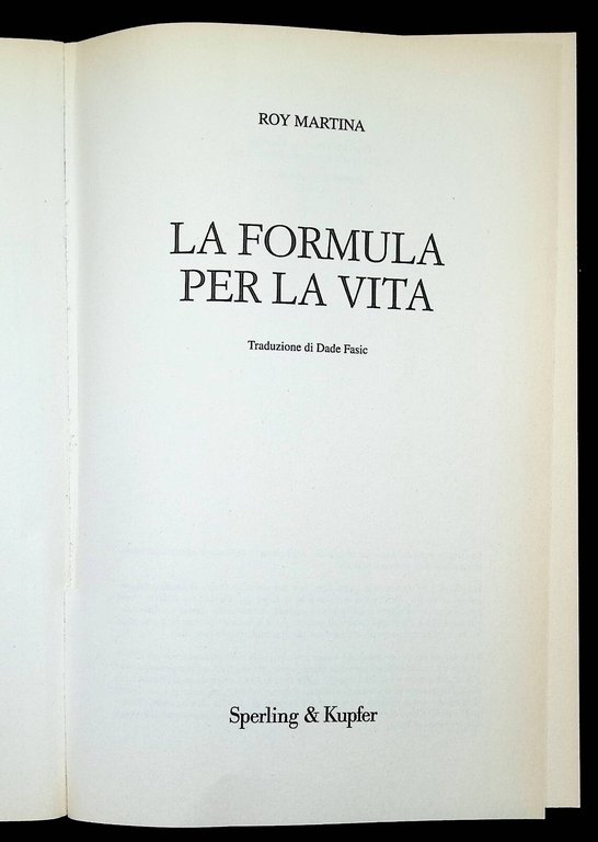 Roy Martina La Formula per la Vita Salute Felicità Libertà …