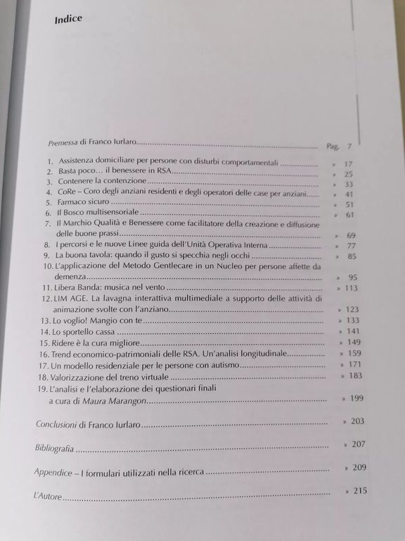 Rsa Metodi E Buone Prassi Per Raggiungere L'Eccellenza Libro Iurlaro …