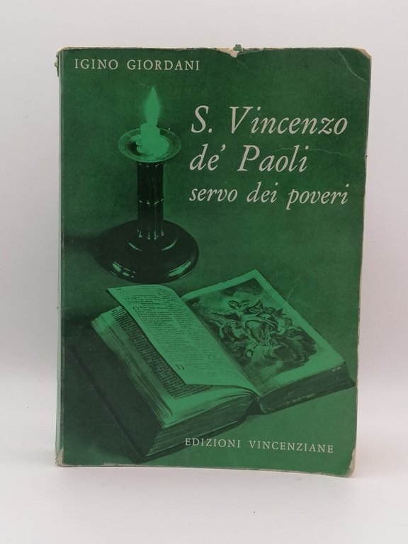 S. Vincenzo De' Paoli Servo Dei Poveri Libro Igino Giordani …