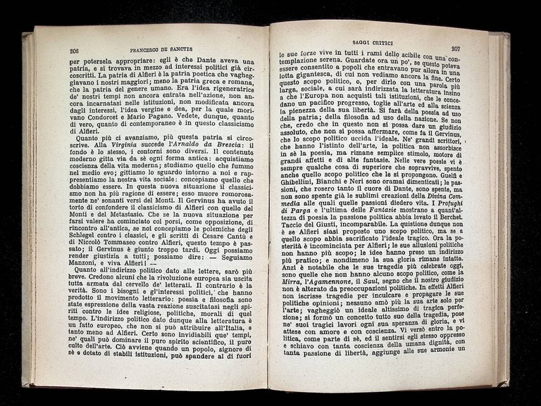 Saggi Critici Francesco De Sanctis Libro Sonzogno 3 Volumi Rilegati …