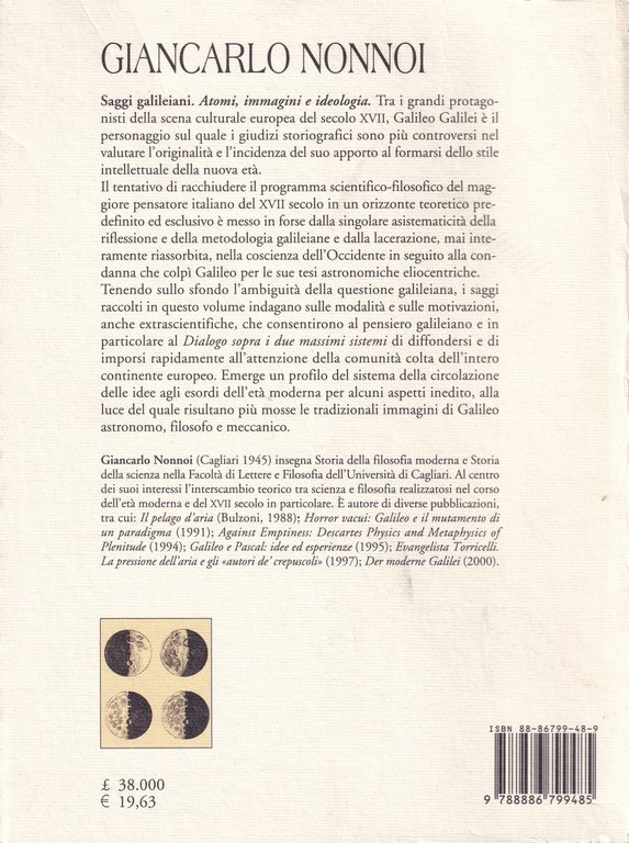 Saggi galileiani. Atomi, immagini e ideologia