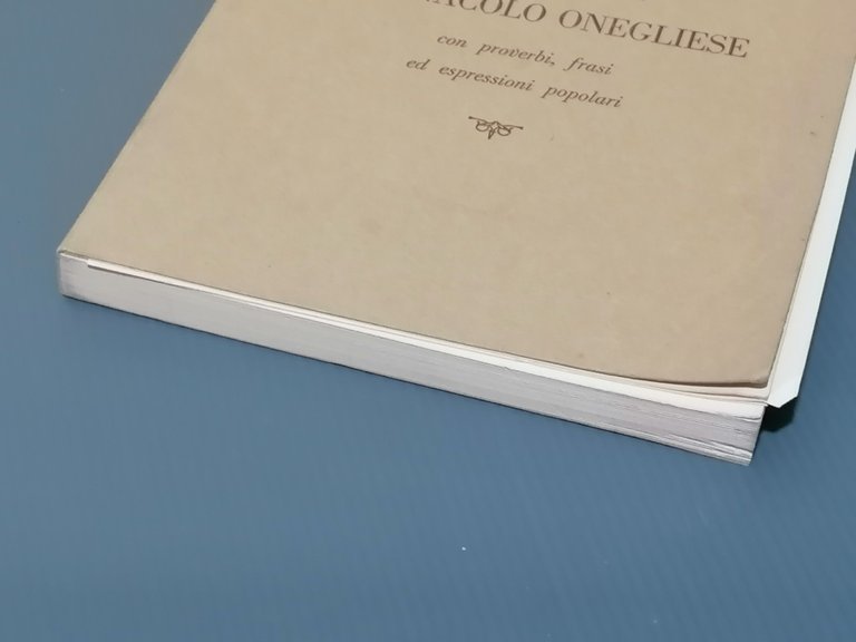 Saggio Di Vernacolo Onegliese Libro Dionisi Carli Proverbi Frasi Dialetto …