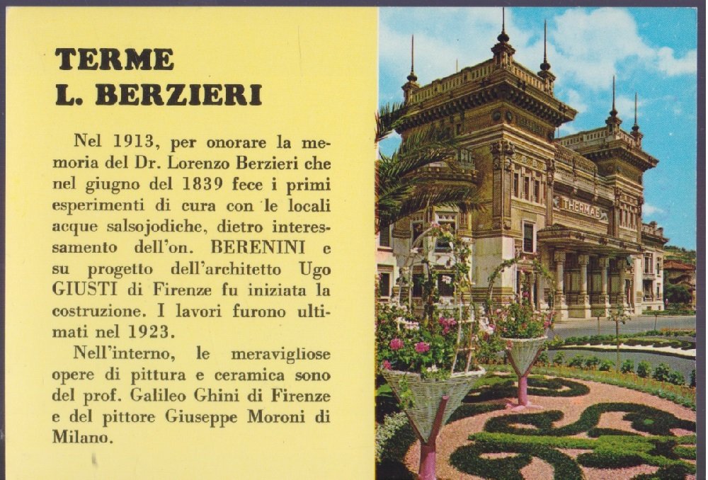 Salsomaggiore Terme (PR). Terme Berzieri. Non viaggiata | Immagine principale