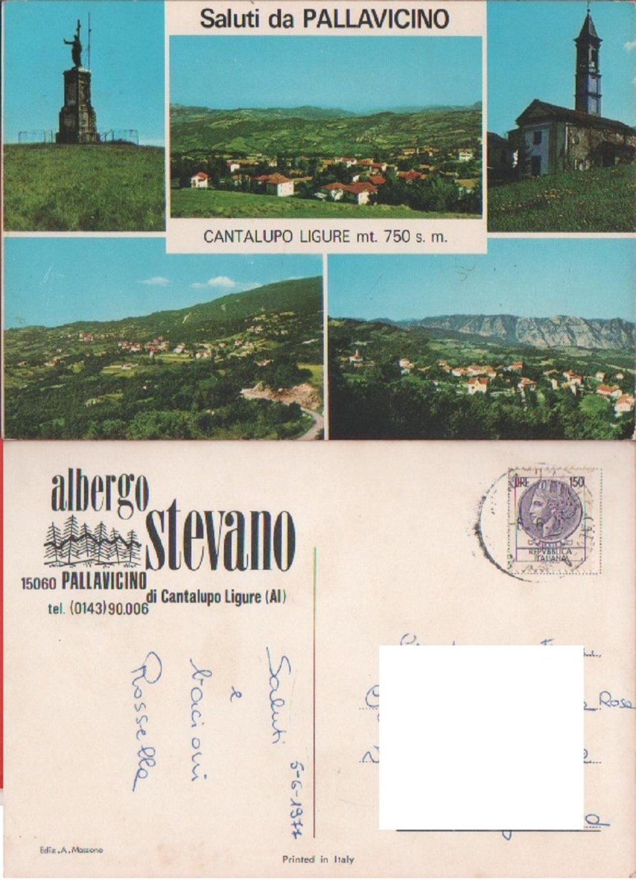 Saluti da Pallavicino. Viaggiata. 1977 | Immagine principale