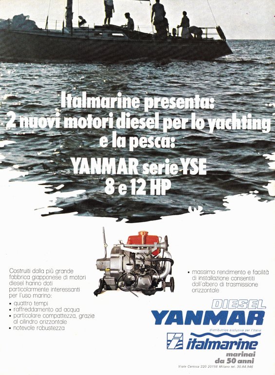Salvas / Yanmar serie YSE. Advertising 1974 | Immagine Gallery 2