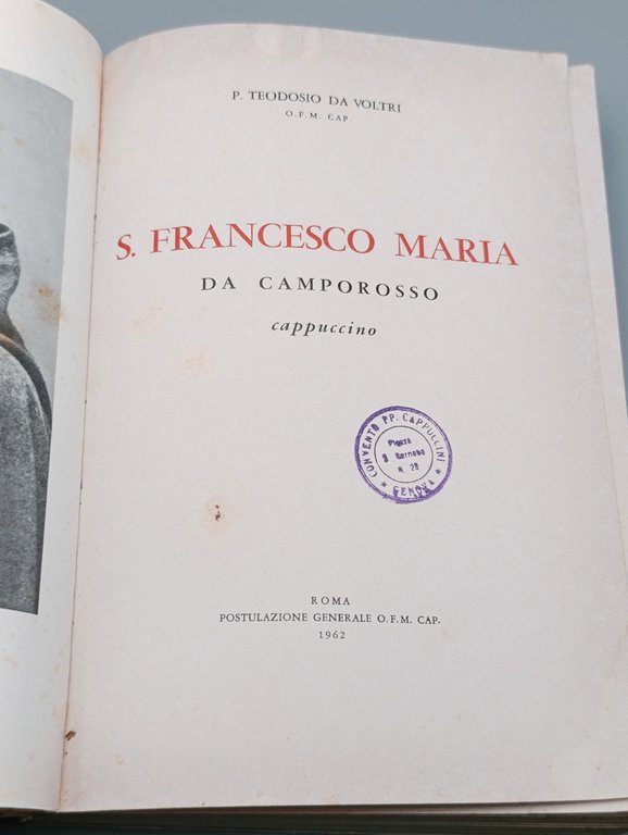 San Francesco Maria da Camporosso cappuccino