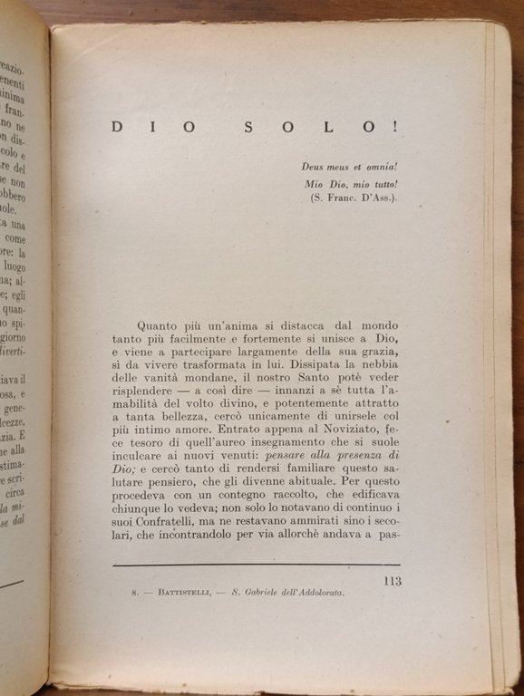 San Gabriele dell'Addolorata Chierico Passionista. Terza Edizione Riveduta e Corretta | Immagine Gallery 7