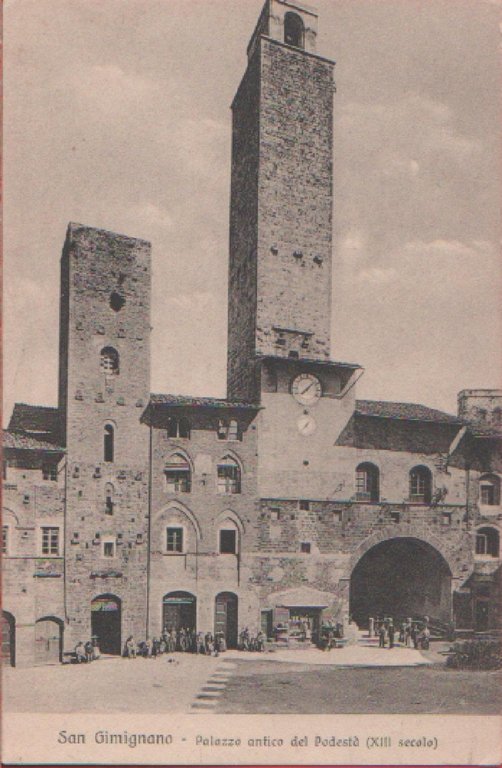 San Gimignano. Palazzo antico del Podestà. Non viaggiata
