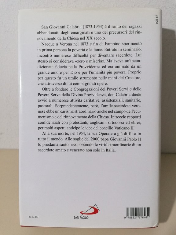 San Giovanni Calabria - Mario Gadili - Libro Biografia San …