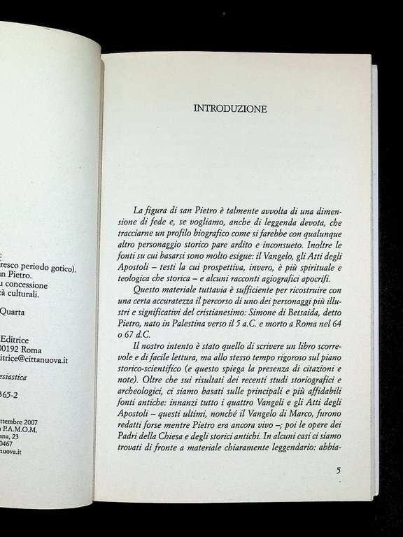 San Pietro un Uomo alla Ricerca di Dio Libro Tessore …