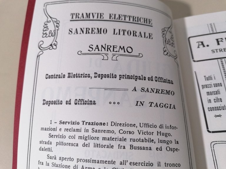 Sanremo Ai Primi Del 900 Libro Guida Turistica Pubblicità Cartina …