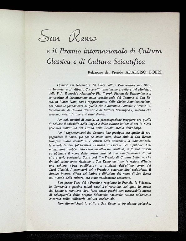 Sanremo Cantata nella Poesia Italiana Contemporanea Premio Gozzano Govoni Lauran