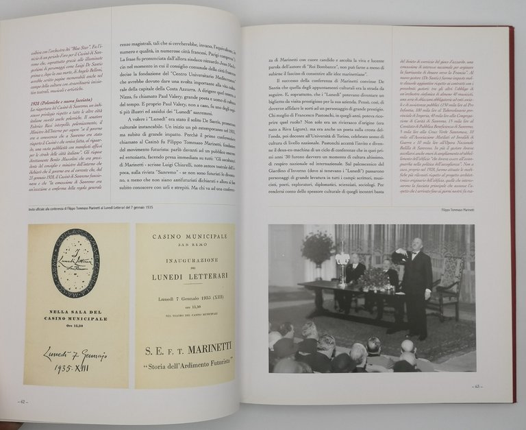 Sanremo Cent'anni di Casinò Libro Storia Del Casinò di Sanremo …