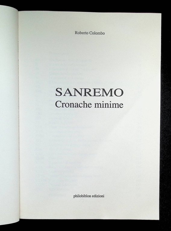 Sanremo Cronache Minime | Immagine Gallery 8