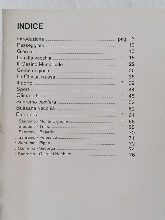 Sanremo E Il Suo Entroterra Libro Guida Turistica Illustrata Rara …