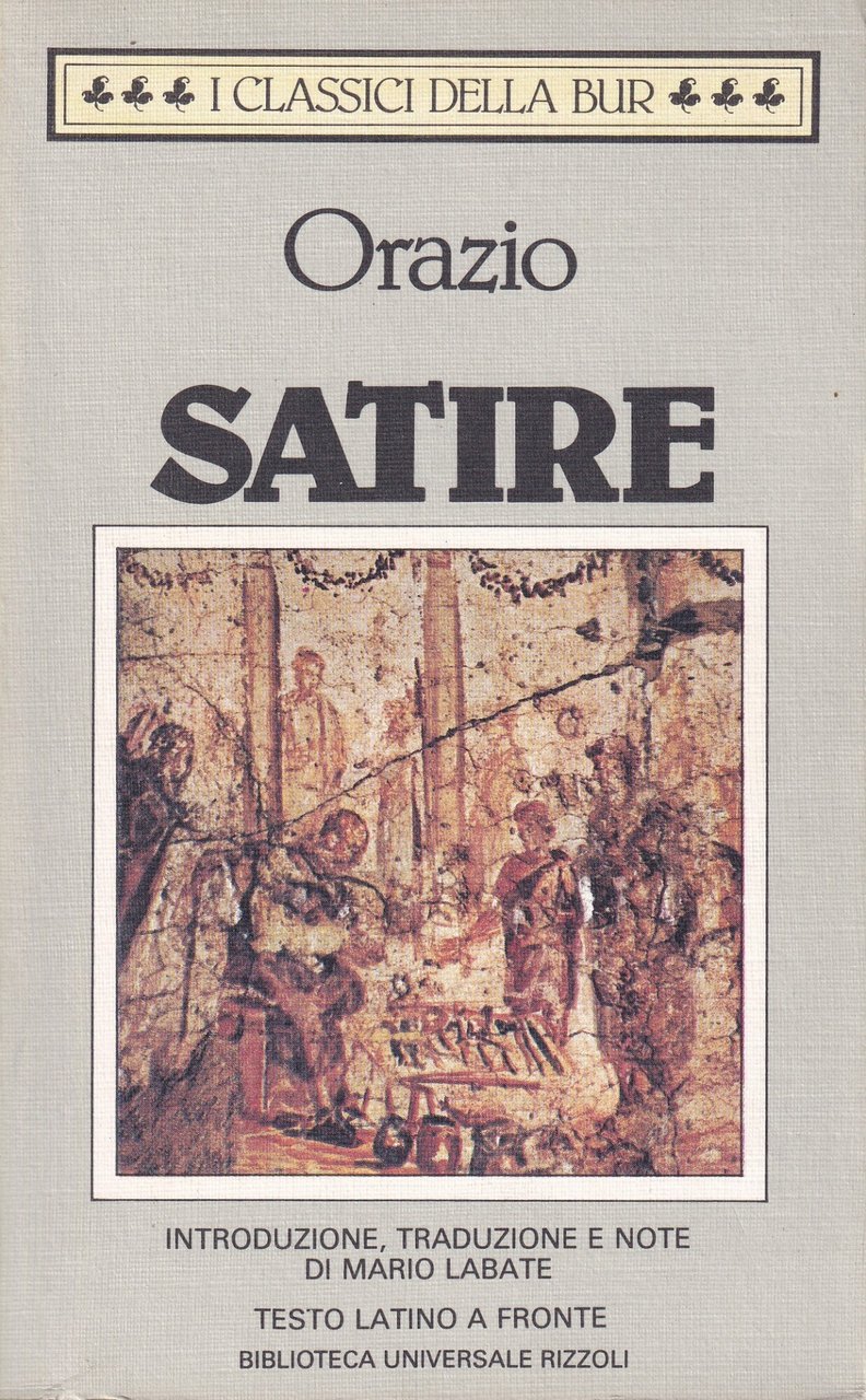 Satire. Testo latino a fronte | Immagine principale