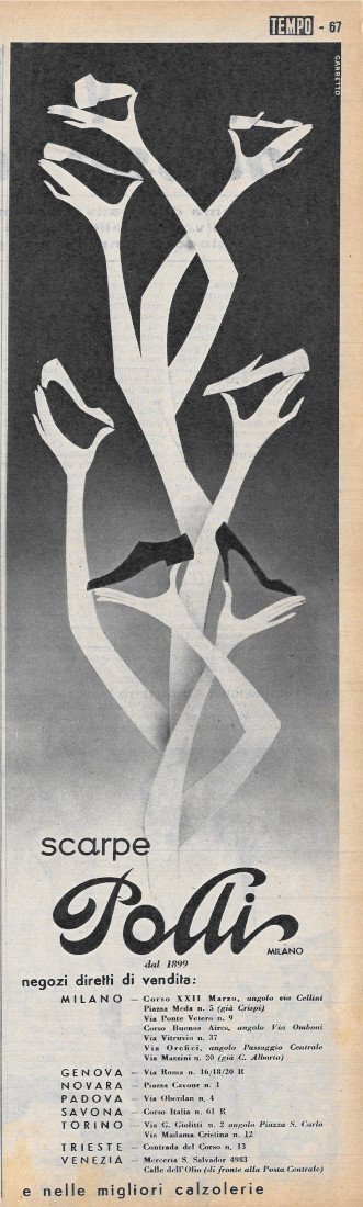 Scarpe Polli dal 1899 - Advertising 1956 | Immagine principale
