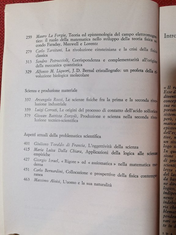 Scienza e storia. Analisi critica e problemi attuali