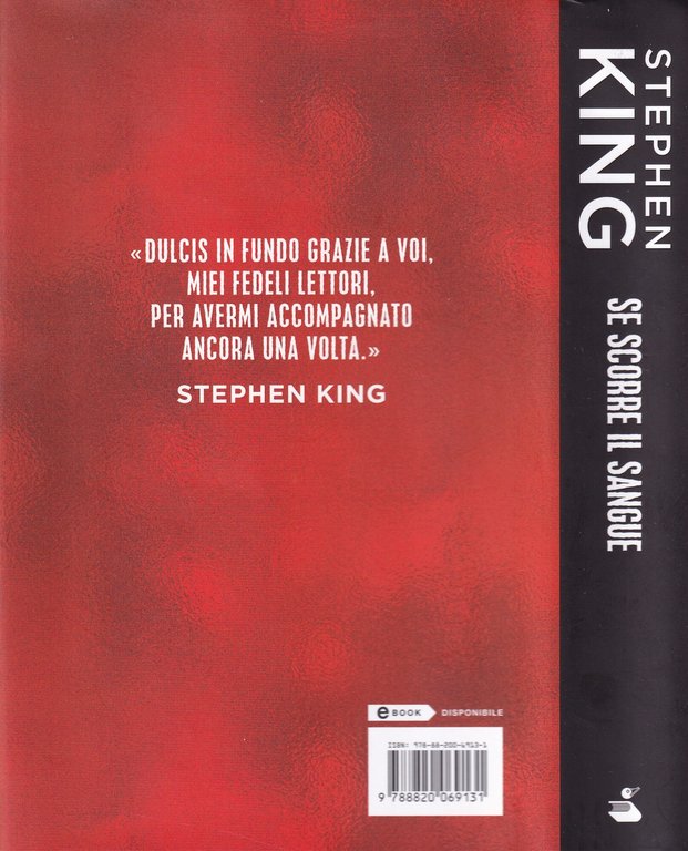 Se scorre il sangue. Prima Edizione