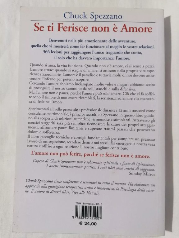 Se Ti Ferisce Non È Amore Libro Chuck Spezzano 365 …